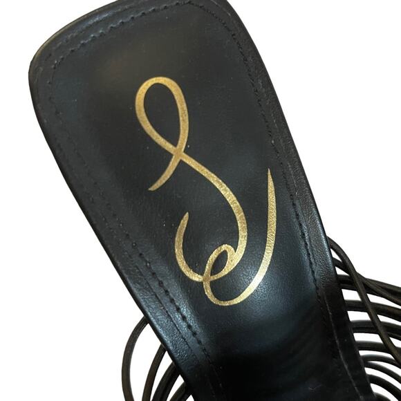 Sam Edelman Black Laurette Block Heel Mules - Picture 4 of 10